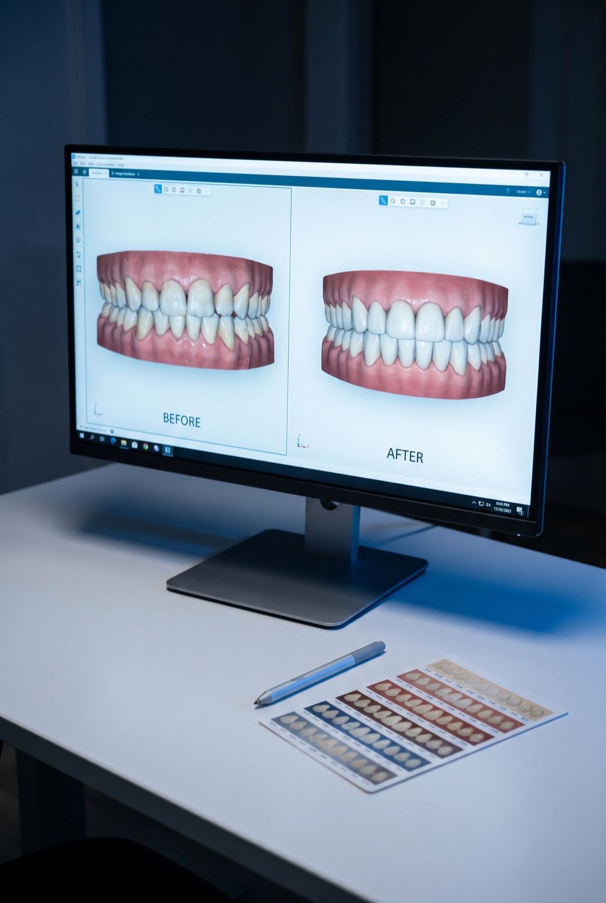 Digital smile design station