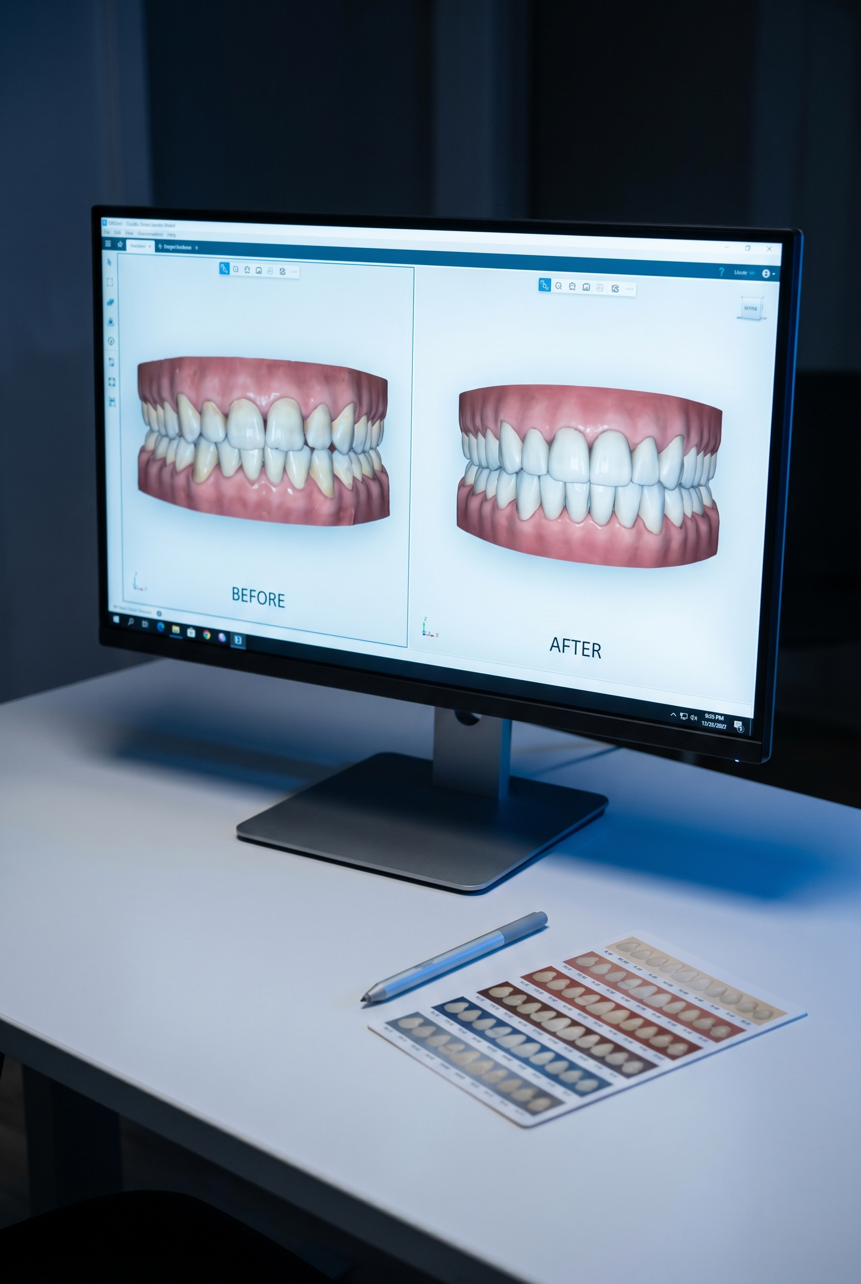 Digital smile design station