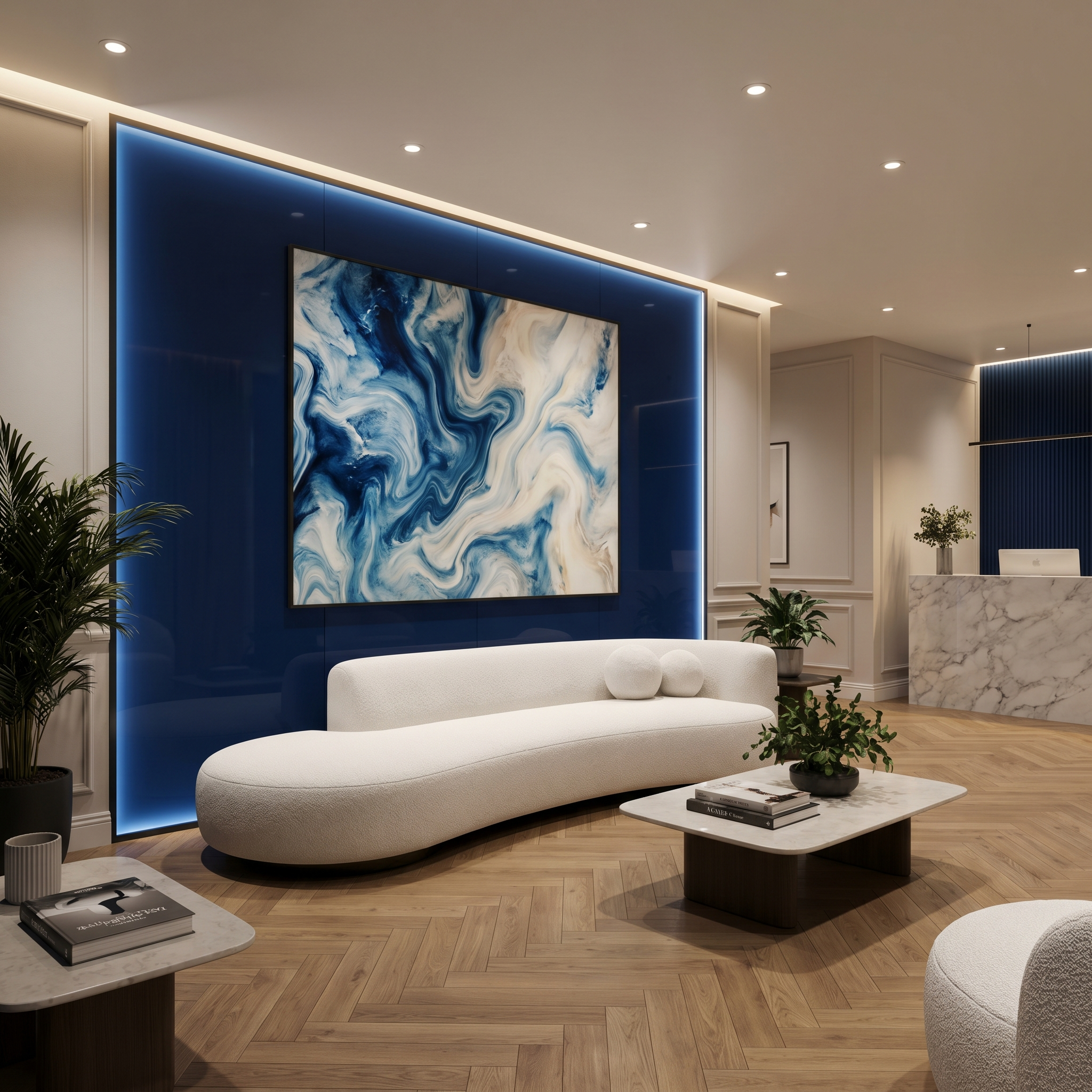 Patient reception lounge