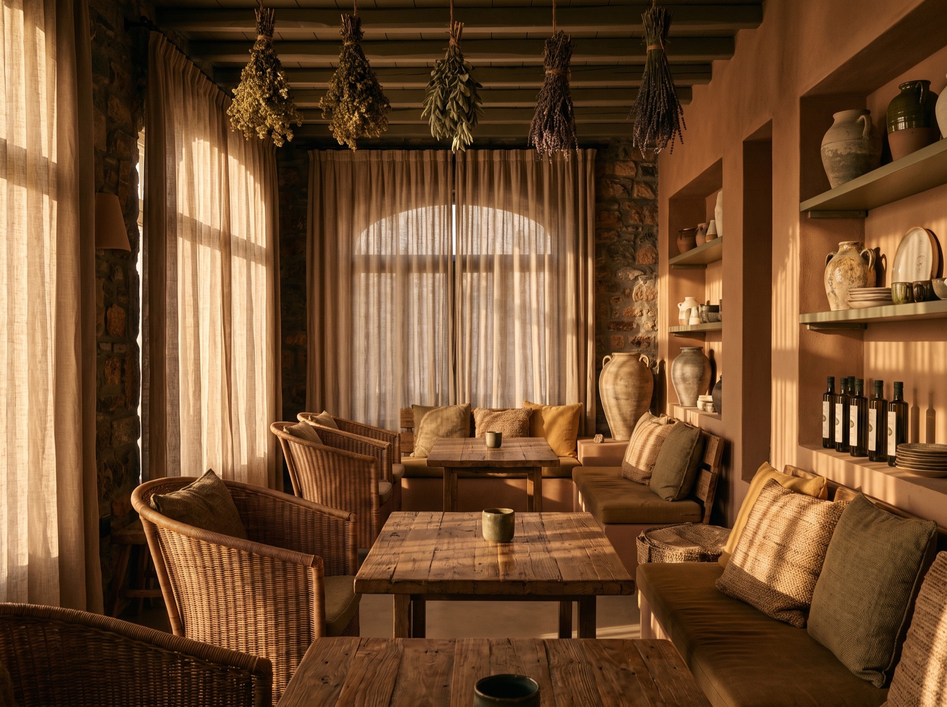 ONYX Santorini interior