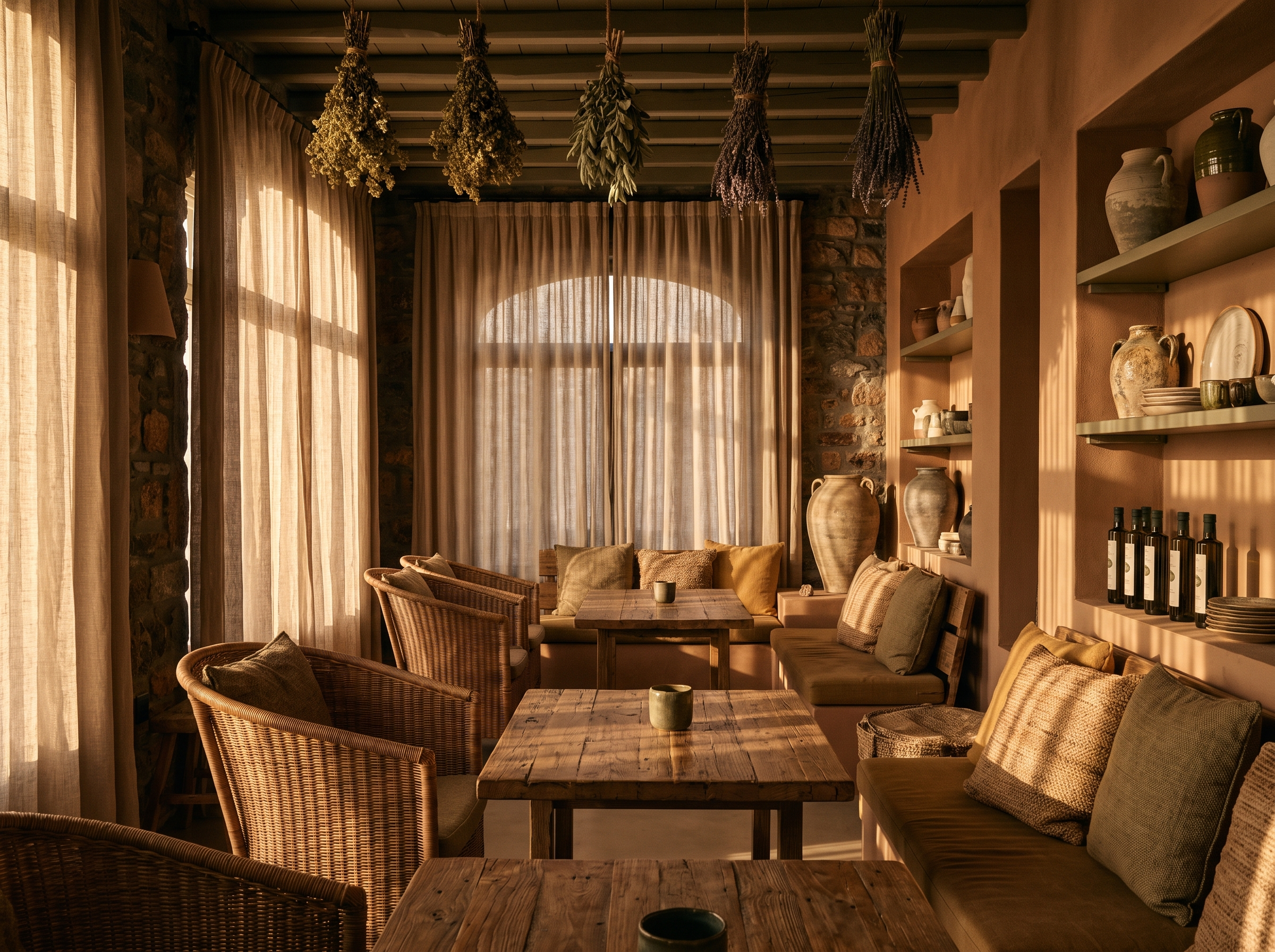 ONYX Santorini interior