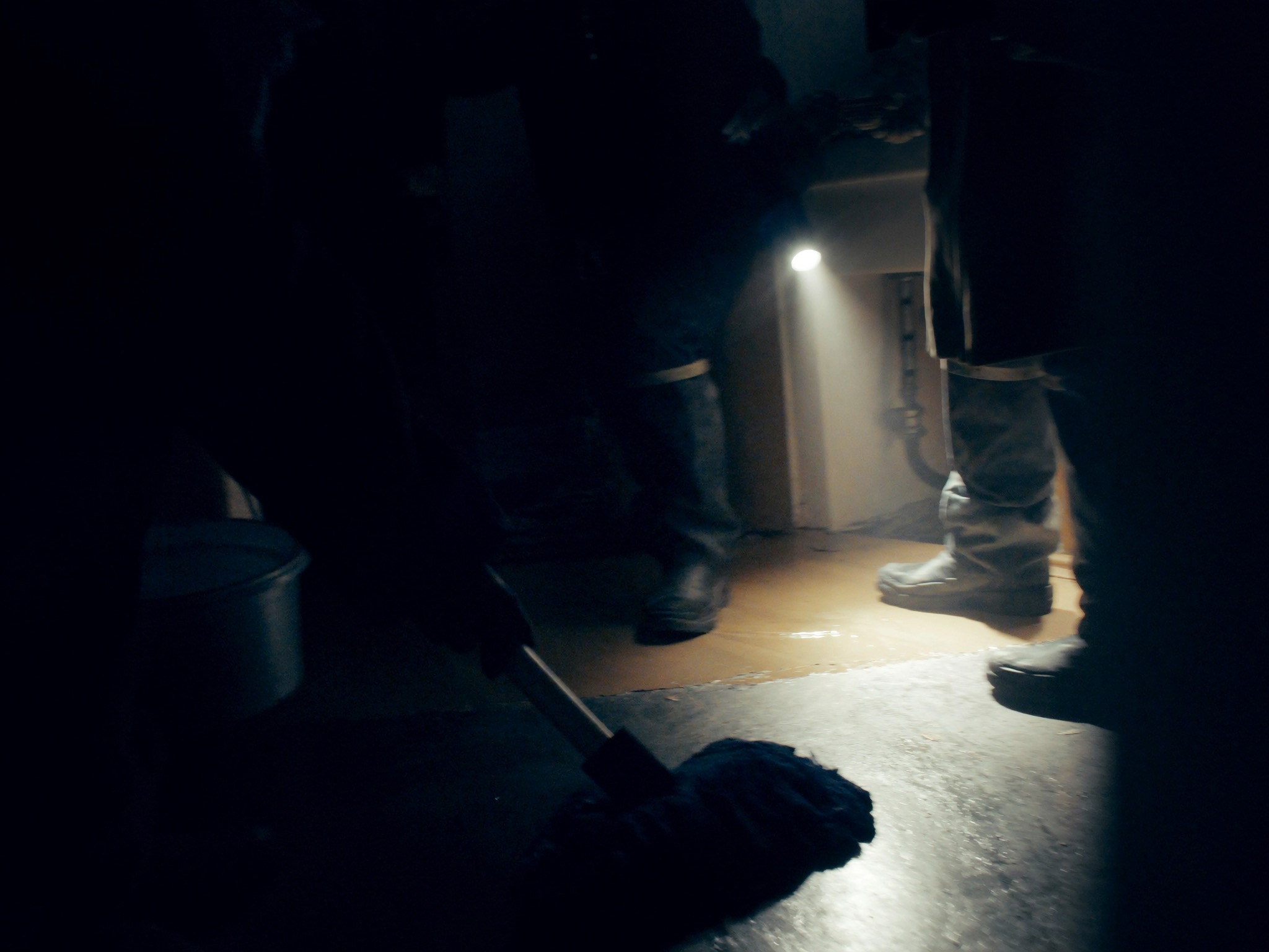 Emergency night callout for a burst pipe