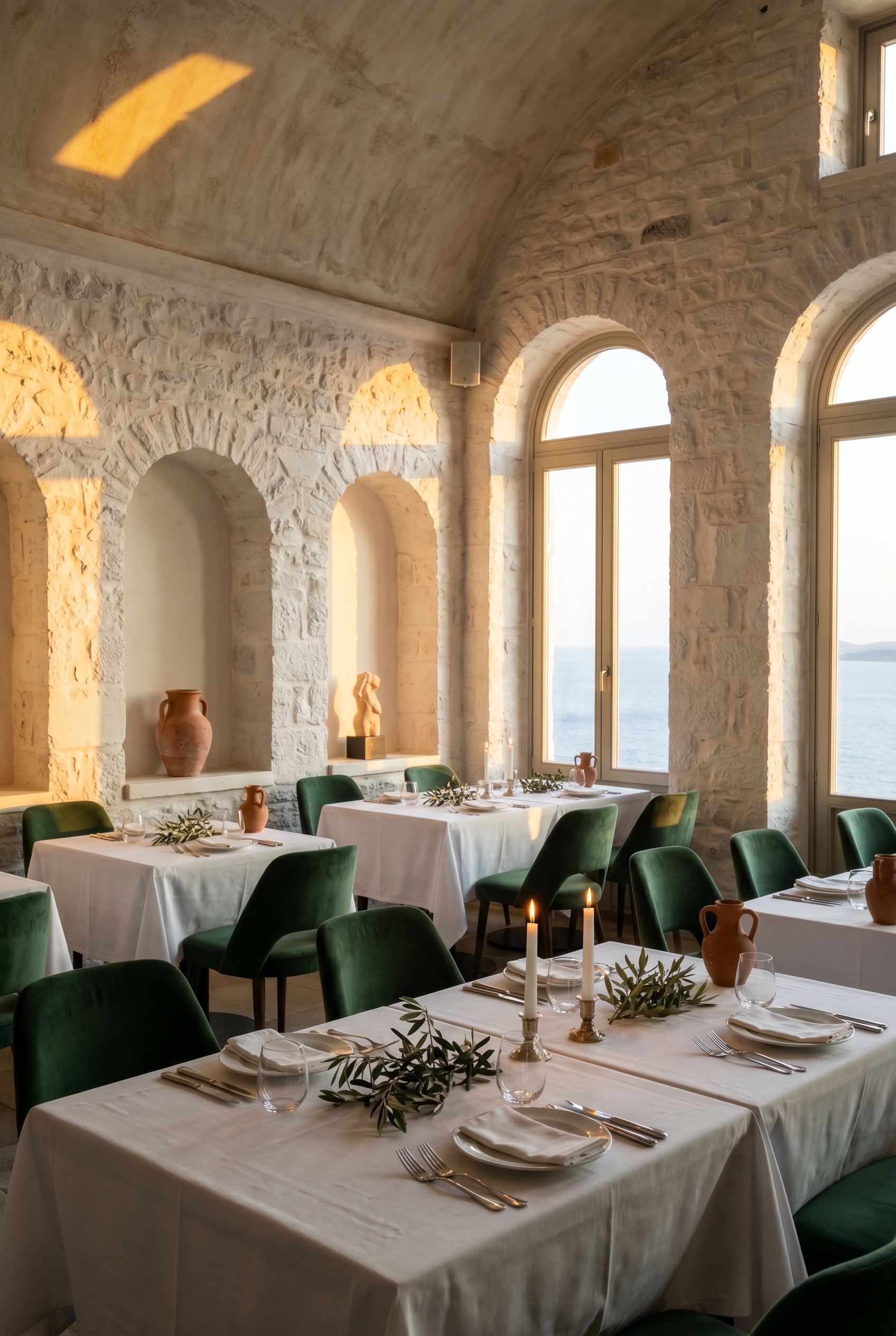 The main dining room at ESTIA