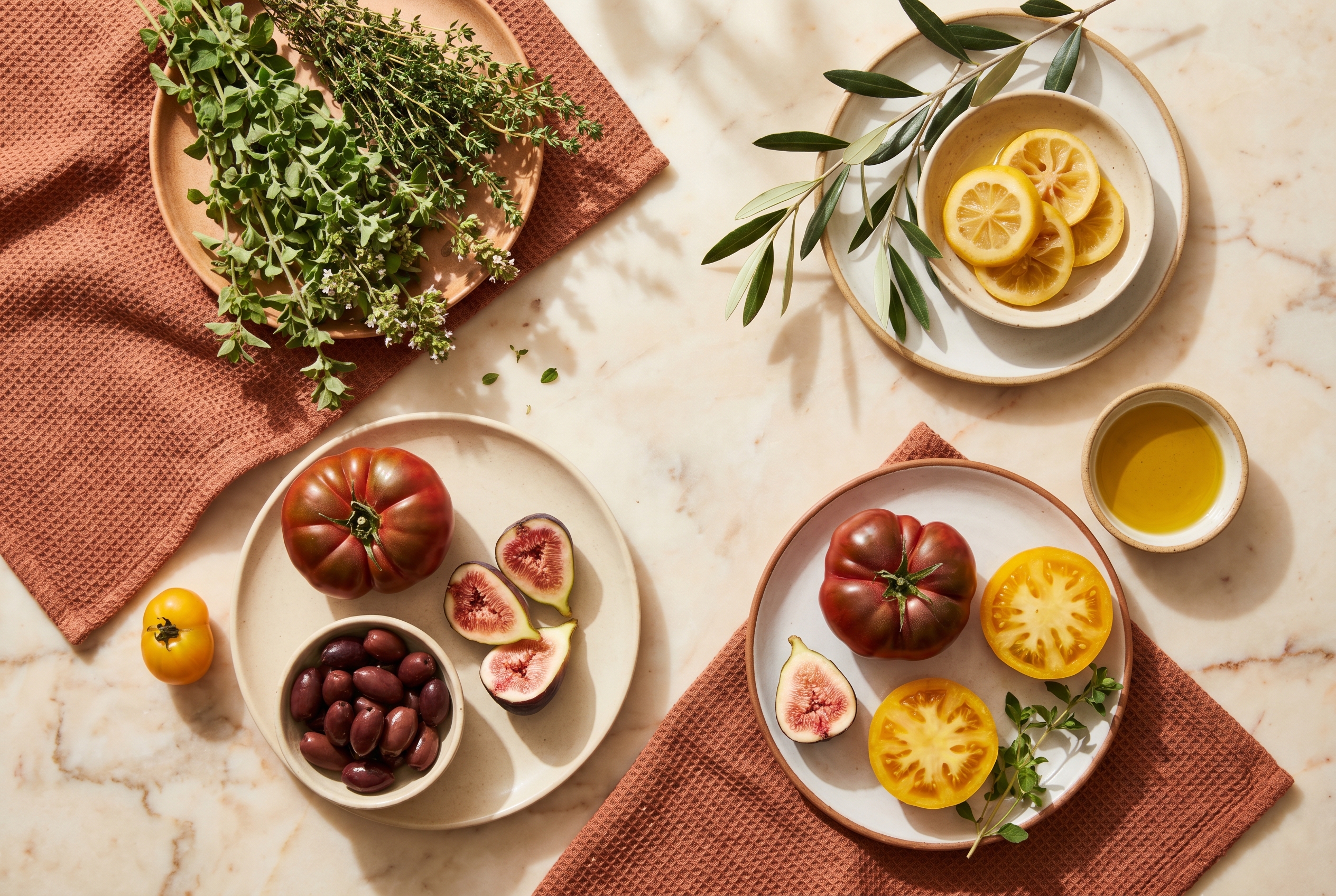 Seasonal Greek produce from our suppliers